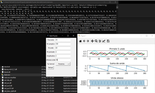 Desktop App about Forier series